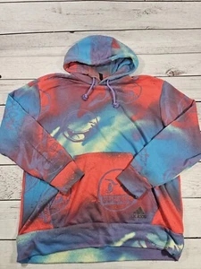 Adidas Men's Big Mood French Hoodie Multicolor Colorful XL F1 - Picture 1 of 7