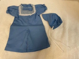 Cabbage Patch Kids Doll Clothes Handmade Romper and Hat 1980's 1990's - Picture 1 of 2