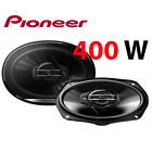 Pioneer TS-G6932i 400 Watts a Pair 3 Way 6x9 Inch Rear Shelf Car Speakers NEW