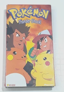 Pokemon Vol. 5: Thunder Shock VHS 1999 Dubbed Pikachu vs. Riachu PokèRap - Picture 1 of 6