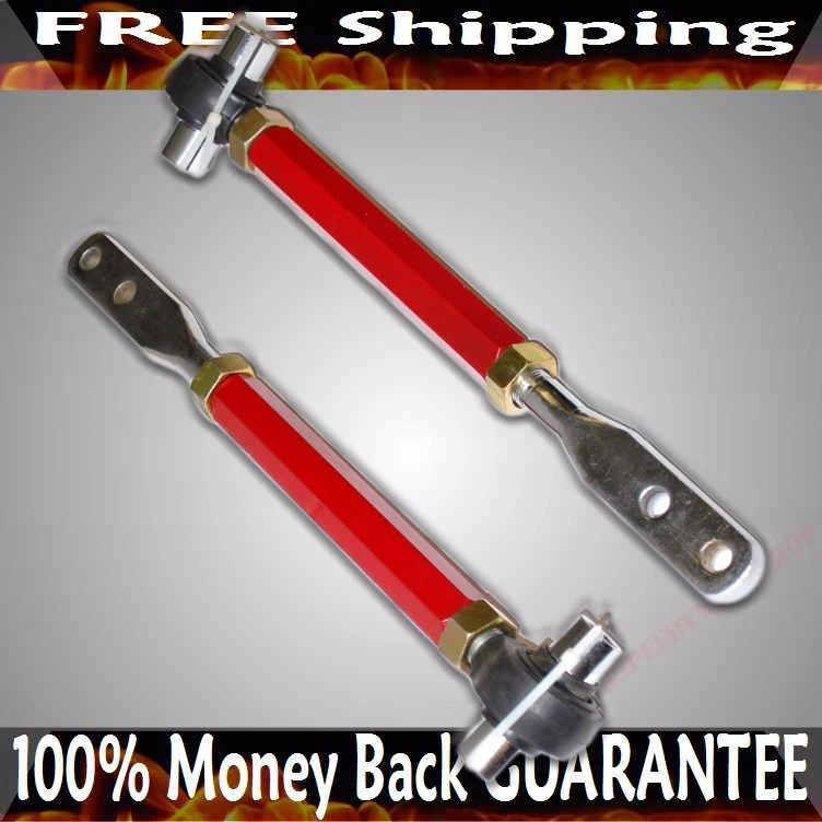 Подходит для Nissan 89-94 240SX S13 95-98 240SX S14 90-96 300ZX передний натяжной стержень красный - Изображение 1 из 1