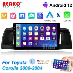 For Toyota Corolla 2000-2004 Android 12 Car Stereo Radio GPS Navi Carplay Player - Picture 1 of 11