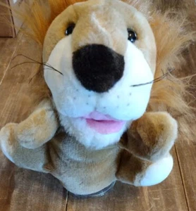 Peluche pupazzo leone 11" corpo intero pupazzo mano giocattolo golf copricapo innovativo USA - Foto 1 di 12