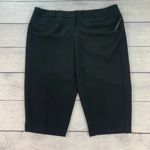 Pantalones Cortos Worthington Talla 18W Negros Elegante Entrepierna 19" Nuevos con Etiquetas Ajuste Moderno Plus - Imagen 1 de 9
