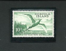 1960 Norfolk Island: 10 S - Red-Tailed Tropic Bird - MNH** - Perfect