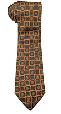 Brioni Tie Handmade Luxury Necktie Multicolor Geometric Jacquard Silk Elegant XL
