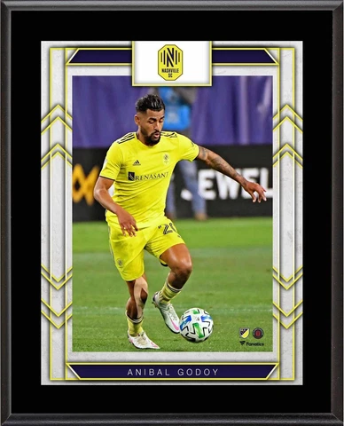 Anibal Godoy Nashville SC 10.5" x 13" Sublimated Player Plaque Cover