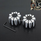 Motorcycle Contrast Cut Front Axle Nut Covers Fit For Harley Sportster Softail
