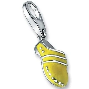 GIORGIO MARTELLO CHARM 794 CHARMS SILBER CLOGS GELB - Bild 1 von 3