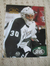 1998-99 MICHIGAN K-WINGS YEARBOOK MARTY TURCO SIGNED ON COVER *