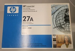 Original HP LaserJet 27A Druckerpatrone - Schwarz C4127A für Laserjet 4000 / 4050 - Bild 1 von 4