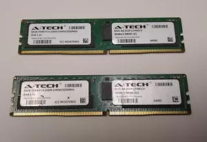 A-TECH DDR4 128GB (2x64GB) PC4-25600 DIMM/3200MHz ECC ⭐️NOB⭐️ - Picture 1 of 3