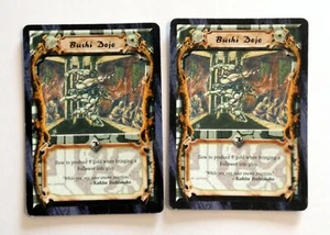 Bushi Dojo (2) L5R Leyendas de los Cinco Anillos CCG Yunque de la Desesperación 1996 - Imagen 1 de 1