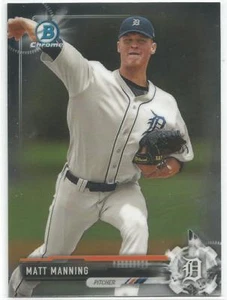 Matt Manning Detroit Tigers 2017 Bowman Chrome Baseball - Bild 1 von 2