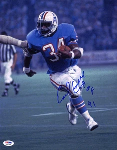 Earl Campbell SIGNED 11x14 Photo + HOF 91 Houston Oilers ITP PSA/DNA AUTOGRAPHED - Picture 1 of 1