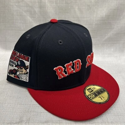 RARE New Era x Big League Chew Boston Red Sox Fitted Hat Size 7 3/4 With LE Pin - Image 1 of 4