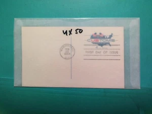 U. S. FDC UX50 - Embossed Post Card - first day of Issue - - Picture 1 of 1