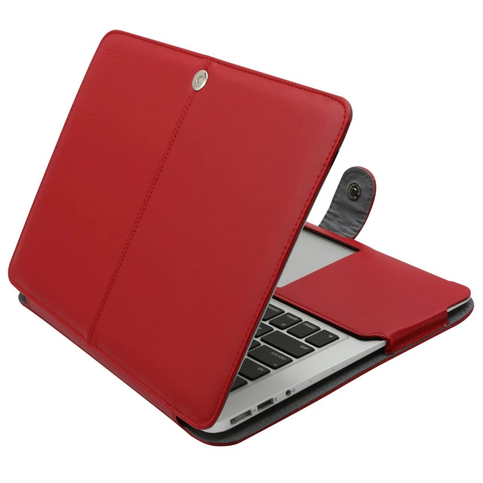 Laptop Sleeve Bag Case for MacBook Pro Air 11 13 15 15.6 16 Retina Leather Case - Image 1 of 1