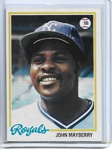 John Mayberry 1978 Topps Baseballkarte #550 - Kansas City Royals - Bild 1 von 2