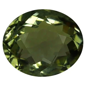 0.76 ct Outstanding Oval Cut (7 x 6 mm) Mozambique Green Tourmaline Gemstone - Picture 1 of 1