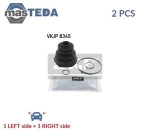 VKJP 8345 CV JOINT BOOT KIT PAIR TRANSMISSION END FRONT SKF 2PCS FOR HYUNDAI I30 - Picture 1 of 4