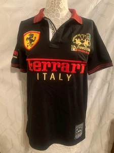 La Martina Ferrari Men's Big Logo Polo T Shirt Size M ~ $48 OBO! {ch} - Picture 1 of 7