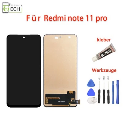 Für Xiaomi Redmi Note 11 Pro 4G / 5G LCD Display Touch Screen Bildschirm Ers... - Bild 1 von 4