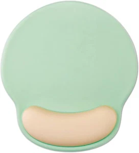 Ergonomic Mouse Pad w/ Wrist Rest Support Gel Cushion by Boaulee, Green, Nonslip - Picture 1 of 12