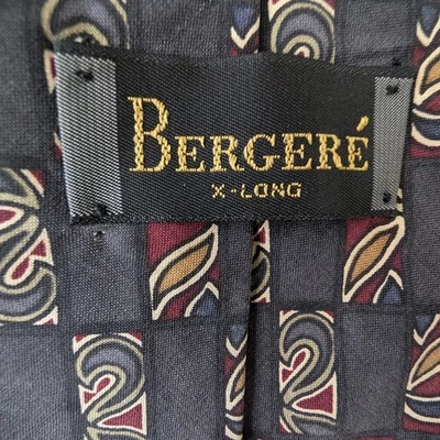 Corbata Berger'e vintage para hombre 100 % seda Foto 1 de 4