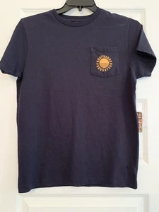Surfrider Foundation dunkelblaues T-Shirt mit Tasche Größe Small Unisex Kurzarm - Bild 1 von 7