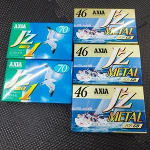 [Nuovo] AXIA J'z METAL 46 & J'z 1 70 Cassette Tape lotto di 5 251002 - Foto 1 di 2