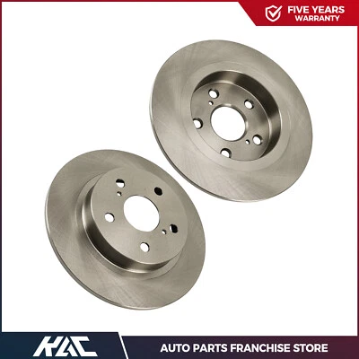 Pair 2 Rear Disc Brake Rotors for 2011 2012 2013 2014 2015 2016 Scion tC - Image 1 of 4