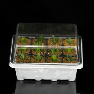 3x 12 Cell Starting Kit Plant Propagation Tray Dome Gardenin Garden Flower Pot