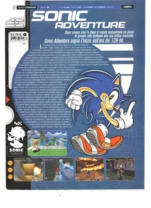 Sonic Adventure Sega Dreamcast recensione 1999 Magazine Italian review - Foto 1 di 2