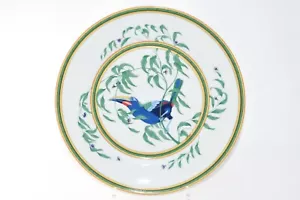 Hermes Toucan Dinner Plate 25 cm porcelain dinnerware bird other 8.75" Ex+ - Picture 1 of 8