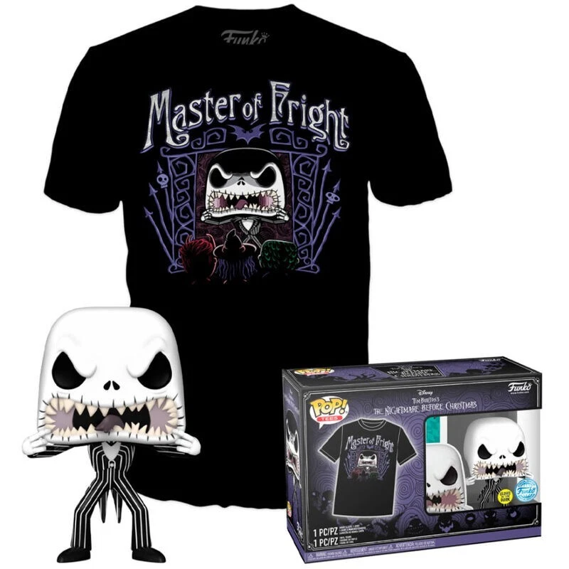 Set figura POP & Tee Disney Pesadilla Antes de Navidad Jack Skellington - Imagen 1 de 1