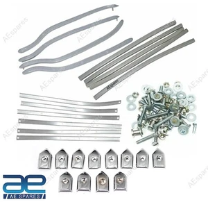 FOR LAMBRETTA LI SERIES 1 & 2 GREY FLOOR RUNNER CHANNEL END CAP & FIXING Kit ECs - Picture 1 of 13