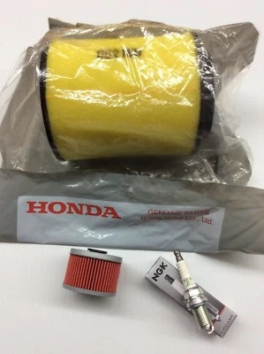 Honda TRX420 420 Rancher Air - Oil Filter - Spark Plug Tune Up Kit 2007-2013 - Image 1 of 4