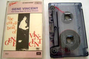 1988 GENE VINCENT Crazy Beat K7 Mini Cassette France Pathé Marconi TBE - Picture 1 of 2