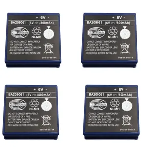 4pcs for HBC BA209061 6V 800mAh Remote Control Battery NiMH Cell Rechargeable - Picture 1 of 3