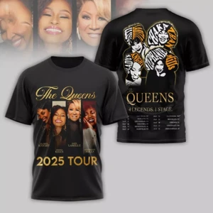 The Queens 4 Legends 1 Stage 2025 Tour 3D T-Shirt Geschenk volle Größe S-4XL - Bild 1 von 4