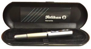 Penna stilografica PELIKAN Epoch P360 Titan-Silver "B" pennino tedesca anni 2004 con scatola - Foto 1 di 23