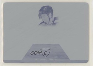 2015 Leaf ITG Stickwork Game-Used Stick Printing Plate Cyan 1/1 Al MacInnis 1b8