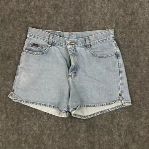 Vintage 90s Riders Light Wash Denim Mom Jean Shorts Women’s Size 10 Jorts - Picture 1 of 9