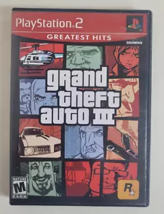 Grand Thert Auto lll Greatest Hits Sony PlayStation 2 PS2,2003 Game with Manual - Foto 1 di 5
