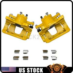 Rear Disc Brake Calipers w/Bracket for 2008-17 Dodge Nitro Jeep Liberty Wrangler - Picture 1 of 10