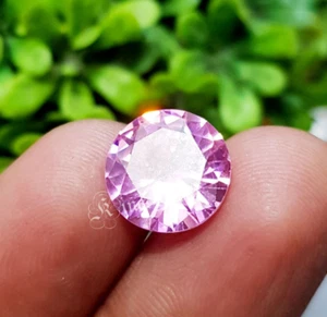 Certified 11 Ct Natural Pink Zircon Round Best Making Sale Going on - Picture 1 of 8