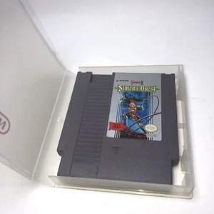 Castlevania 2 Simon's Quest (Nintendo,1985 ) NES Cartridge With Clear Case - Picture 1 of 10