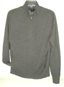Suéter Para Hombres Calibre Gris Cárdigan Texturizado Lana Merino M Acetato Nylon Espalda - Imagen 1 de 6
