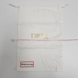 Authentic Dior Drawstring Dust Bag Storage bag W 22 x H 33 (cm) DB047 - Picture 1 of 5